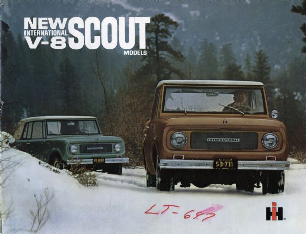 1967 International Scout V-8 Advertising Booklet