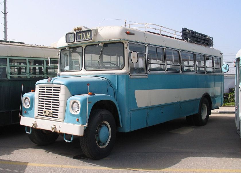 1968 International Harvester Loadstar bus at the Egged Museum, of Holon, Israel