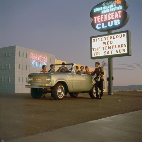 1968 International Scout pickup at the Teenbeat Club owned by Steve Miller