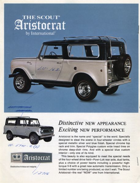 1969 International Scout Aristocrat Advertisement