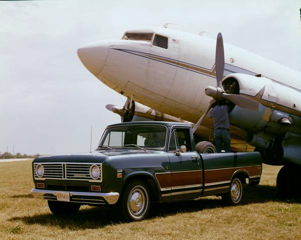 1972 Airplane Mechanic Works from International Truck