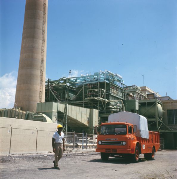 1972 International Truck at Power Plant