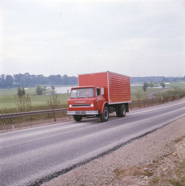 1972 International Truck on Highway