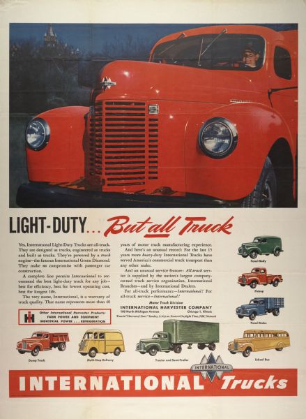1976 International Light-Duty Truck Advertising Poster