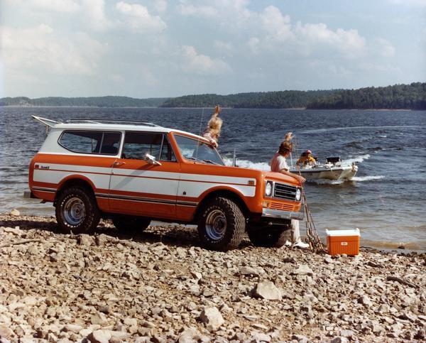 1977 International Scout II Truck on Fishing Trip