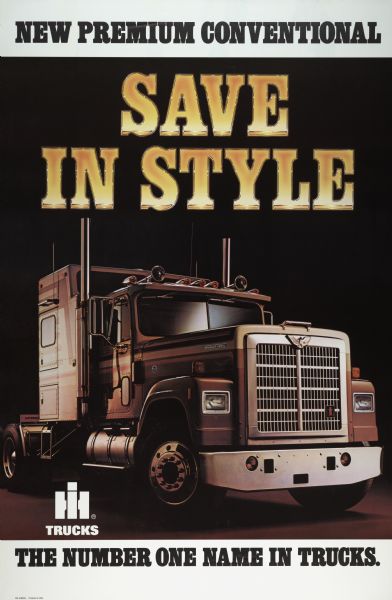 1982 International Truck Advertising Poster