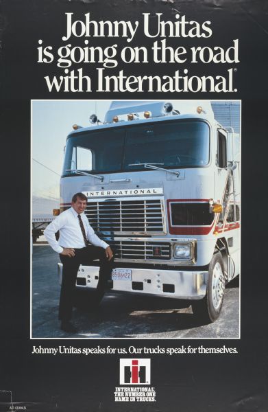1984 International Truck Advertising Poster