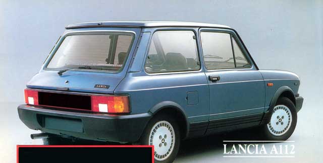 1986 Lancia A112 ad
