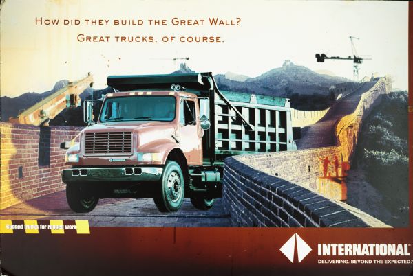1990 International Trucks Great Wall Poster