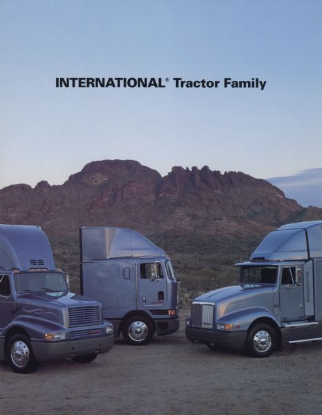 1992 International Semi Trucks Advertising Brochure