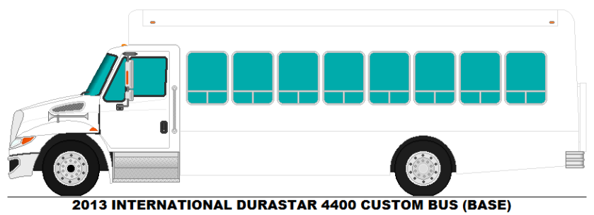 2013 International Durastar 4400 Bus Base