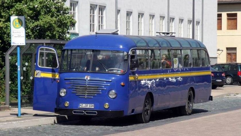 Büssing Omnibus in Originallackierung der Braunschweigischen