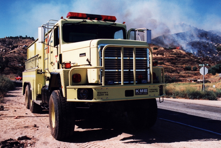 International PayStar Fire engine in California