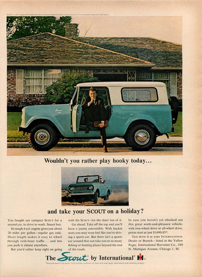 International Scout Ad