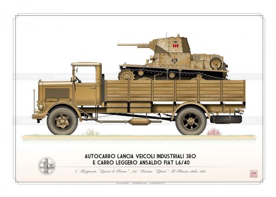 Lancia 3RO e L6-40 Regio Esercito OM-08