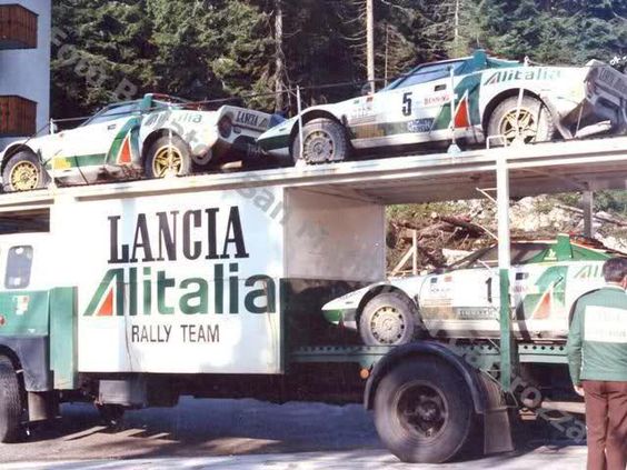 Lancia Alitalia Rally Team Lancia Stratos