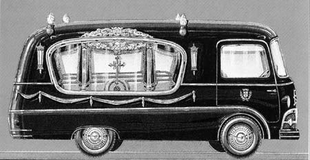Lancia Beta First Class hearse from Garavini-Milano