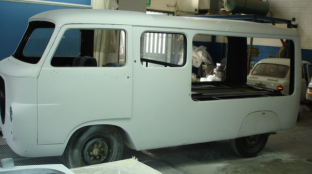 Lancia Funebre restoration