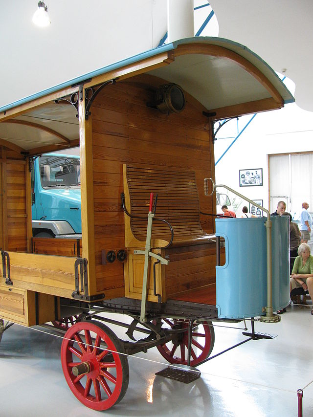 NW 1st lorry1 Replica of the first lorry of Nesselsdorfer Wagenbau, in Tatra Technical museum.