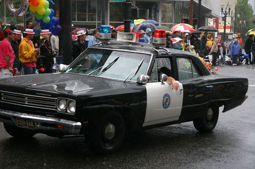 Plymouth Portland police car