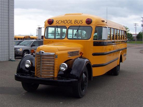 Restored International School Bus