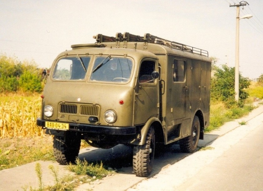 Tatra 805 - Military fire-fighting truck, 75HP, 80kmh