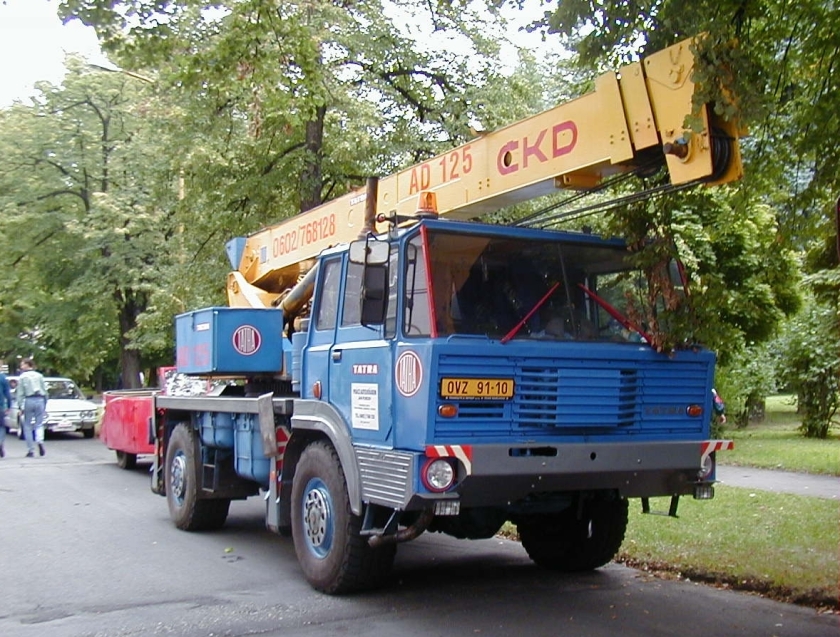 Tatra 813 4x4 crane