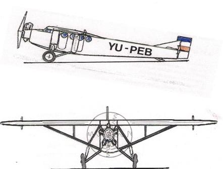 1928 Farman F.190 Skica