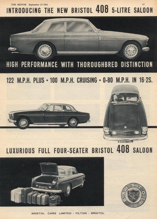 1963-bristol-408-advert-408-of-1963-kept-the-same-basic-aesthetic-but-added-a-5-2-litre-318-cu-in-v8