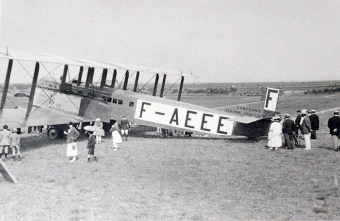 Crash of a Farman F.60 Goliath in Valenciennes F-AEEE