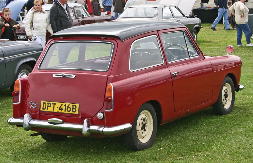 Austin A40 MkII Countryman is the 'Estate' version of the A40, differing only from the saloon by having a lift-up rear window and drop-down bootlid.