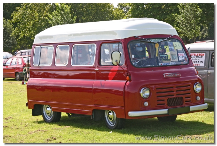 Austin 152 Camper Van.  The Austin 152 was the Austin version of the Morris J2 launched in 1956