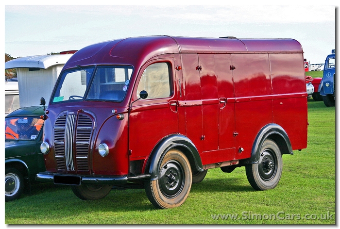 Austin K8 Three-Way.  Known as the 'Three-Way' Van because it had doors at the back and on both sides, the K8 was built from 1948-54 with bodywork by Carbodies.