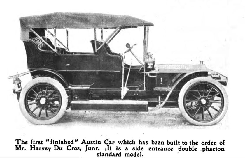 austin-motor-co-first-finished-car
