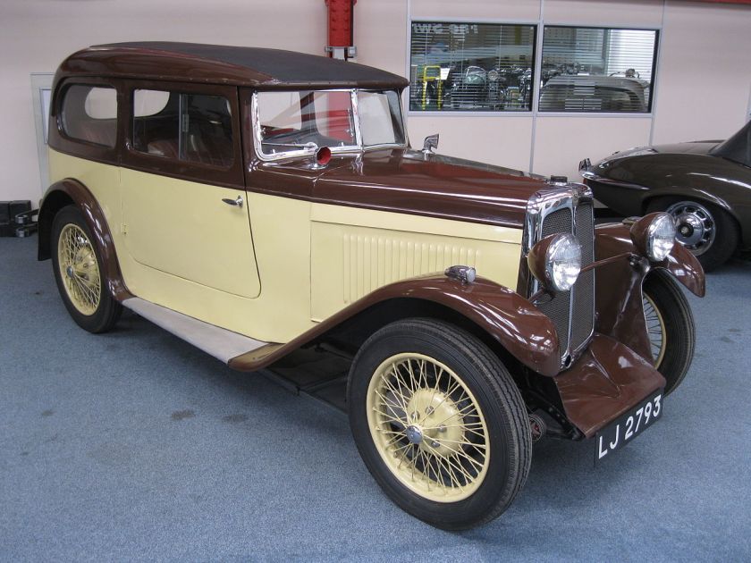 1930 Standard Swallow 2-door sports saloon on a Big Nine chassis