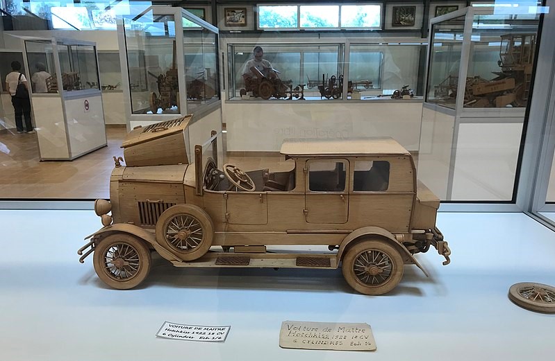 1922 Hotchkiss 18cv 6cyl Musée des maquettes à nourrir et courir le monde à Clairvaux-les-Lacs - 15