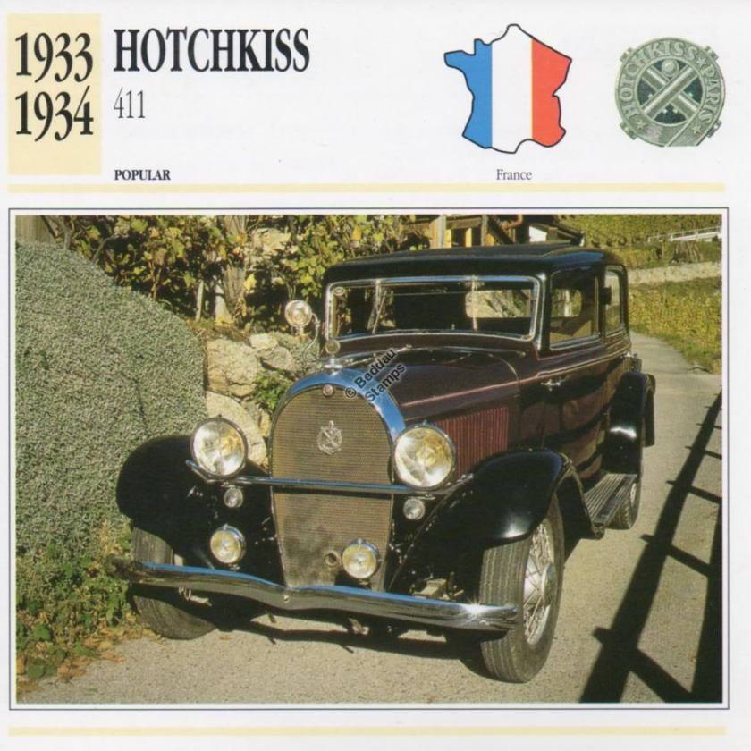 1933-1934 HOTCHKISS 411