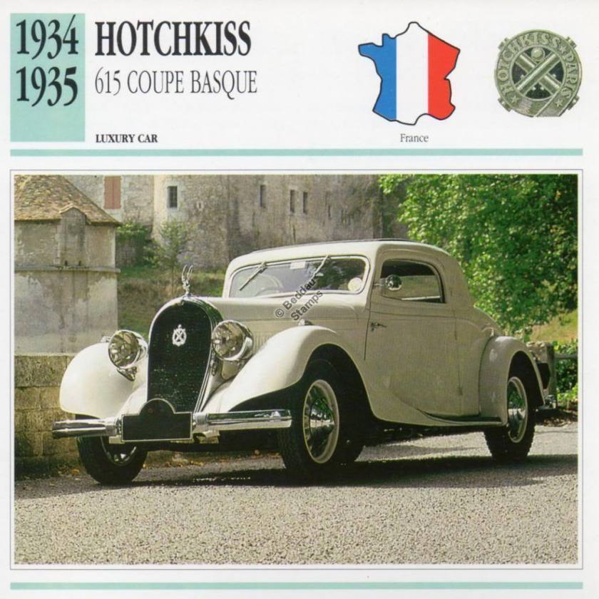 1934-1935 HOTCHKISS 615 COUPE BASQUE