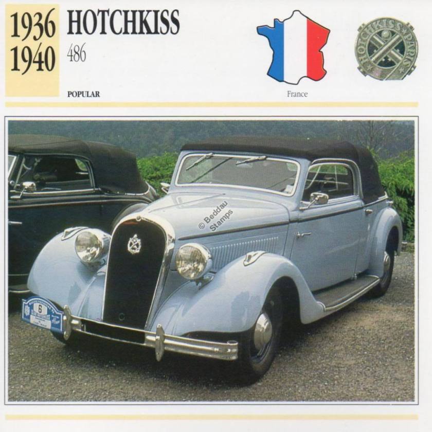 1936-1940 HOTCHKISS 486 Classic Car