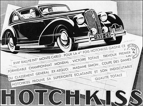 1939 Hotchkiss GS adv
