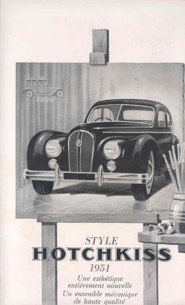 1951 Hotchkiss &amp; Cadillac Buick Chevrolet France Ad wi3816-S8SRKI