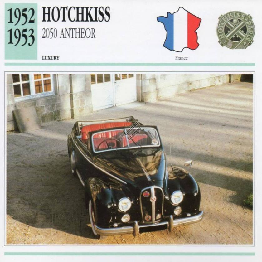 1952-1953 HOTCHKISS 2050 ANTHEOR