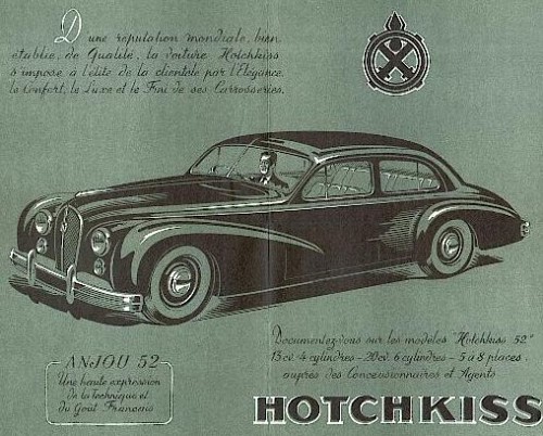 1952 Hotchkiss 13-50 anjou berline