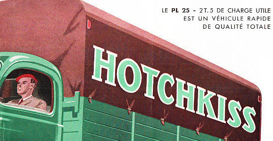 1952 HOTCHKISS PL25 TRUCK BROCHURE e