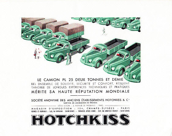 1952 HOTCHKISS PL25 TRUCK BROCHURE h