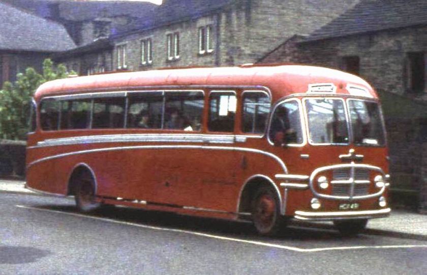 1953 Bedford SB 26568 Plaxton C35F seats