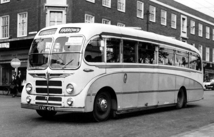 1954 Bedford SBG with 'Seagull' body