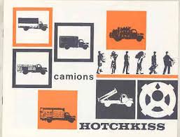 1963 Hotchkiss PL50 DH50 4 Ton Truck Brochure French wu4821 a