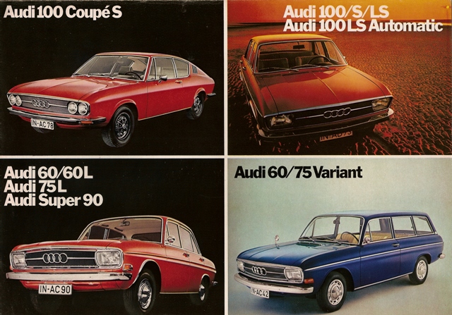 1971 Audi modelrangen