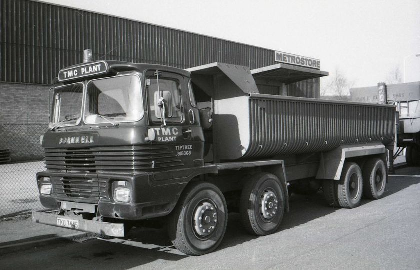 1978 Scammell Routeman TKU 744S of TMC Plant,Tiptree. 1978 at Maldon